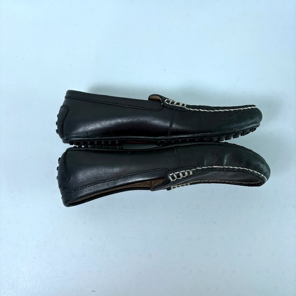 Polo Ralph Lauren Woodley Driving Loafers Mens 8.5 D Black Leather Slip On Shoes main image 4